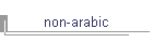 non-arabic